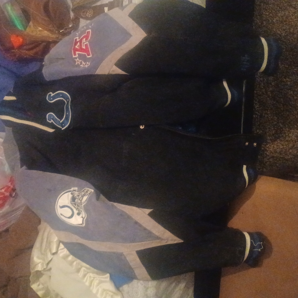 NFL Indianapolis  colts bomber coat